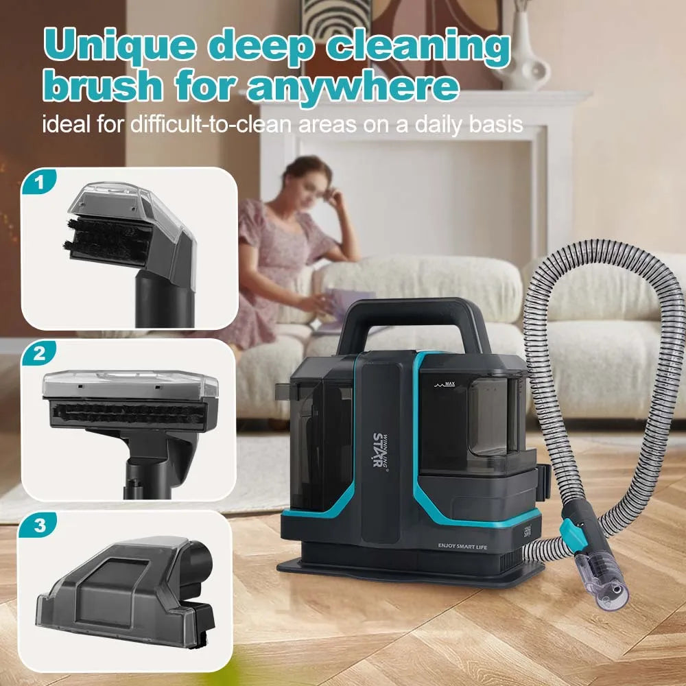 450W Spot Cleaner 15KPa Handheld Carpet Cleaner | Spray & Suction - Chamberland Homes