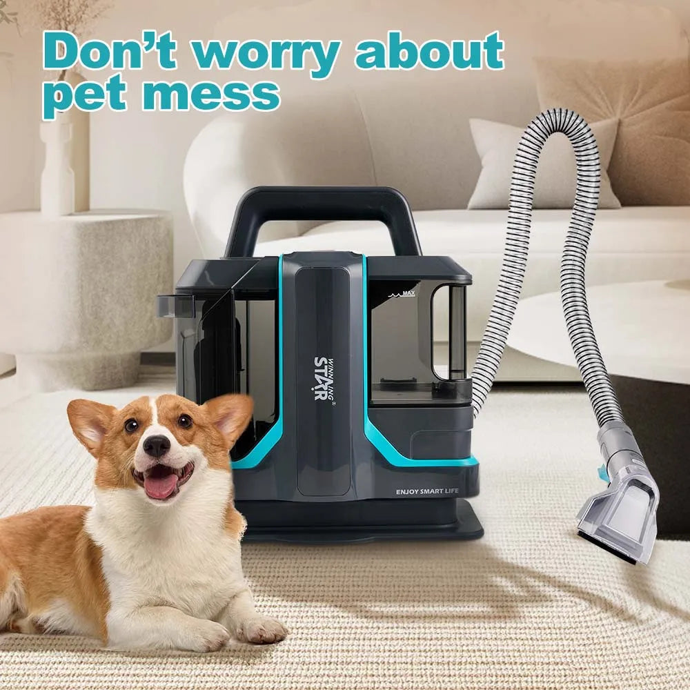 450W Spot Cleaner 15KPa Handheld Carpet Cleaner | Spray & Suction - Chamberland Homes