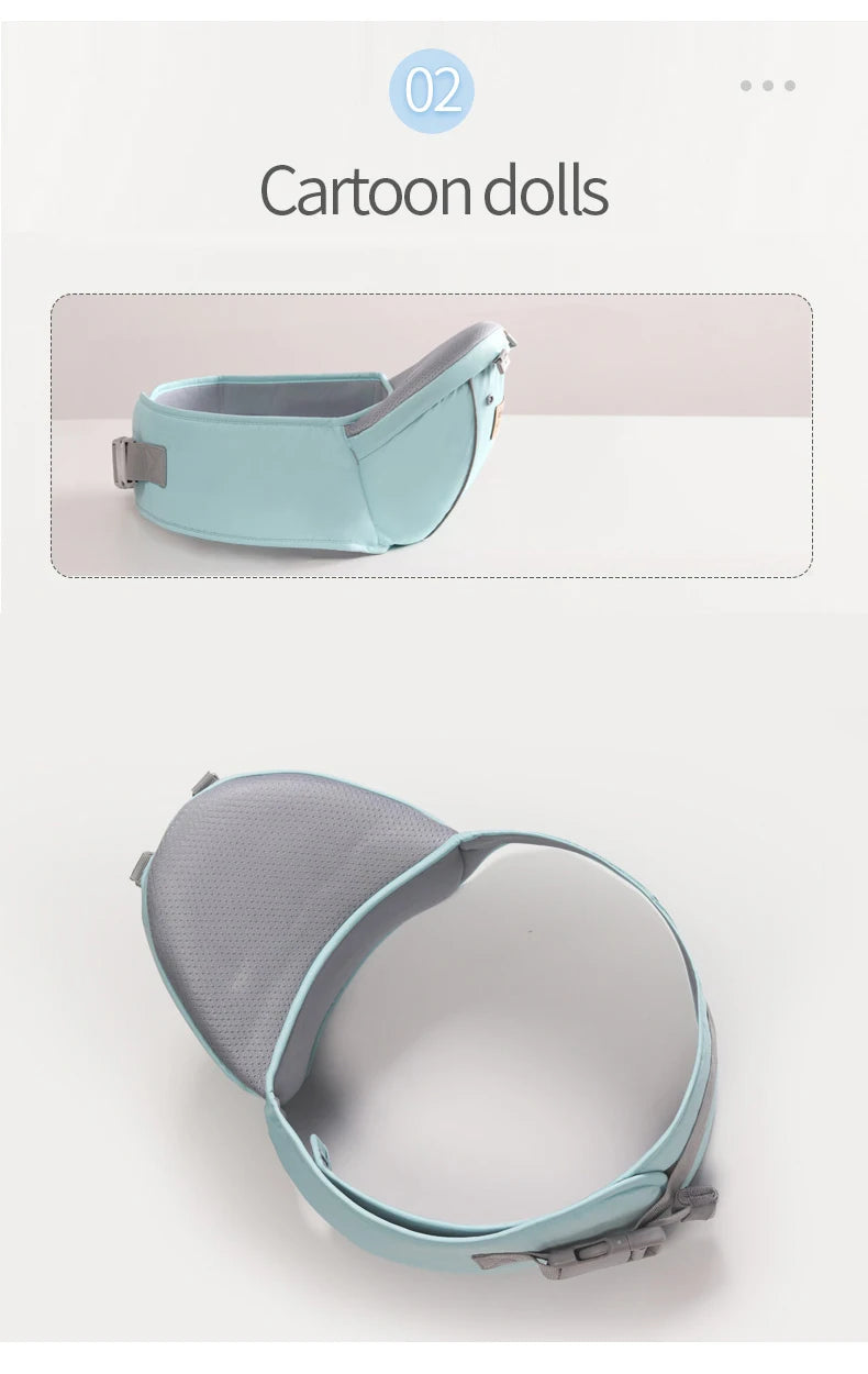 Ergonomic Baby Carrier | Front-Facing Hipseat Wrap Sling for Parents - Chamberland Homes