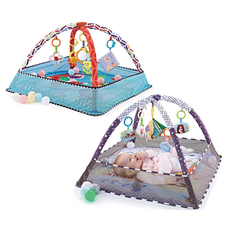 Baby Fitness Frame Crawling Game Blanket & Educational Mat - Chamberland Homes