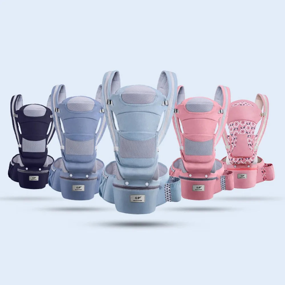 Baby Carrier Waist Stool with Storage Bag | Ergonomic Hipseat Sling