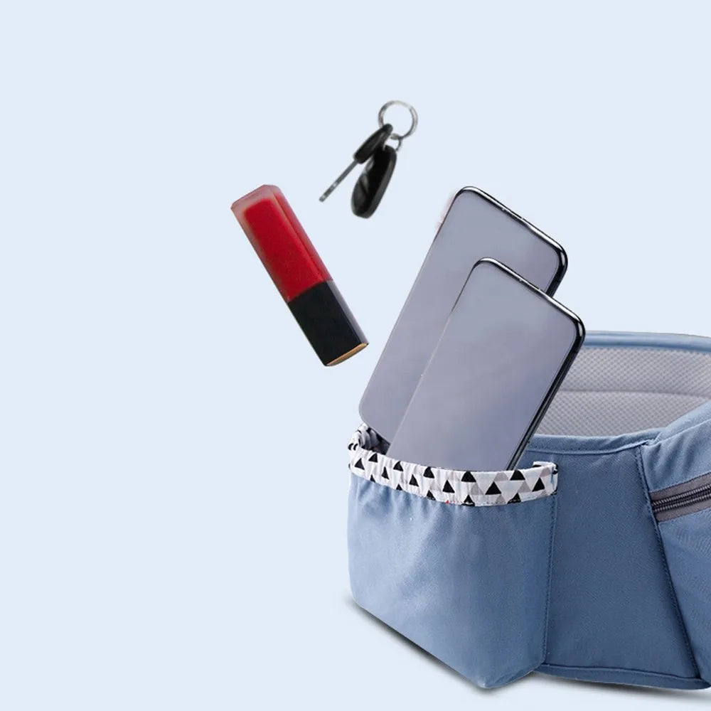 Baby Carrier Waist Stool with Storage Bag | Ergonomic Hipseat Sling