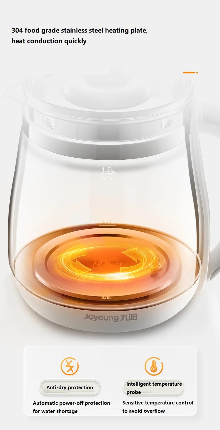 1.5L Electric Kettle | Automatic Multicooker Teapot & Coffee Pot - Chamberland Homes