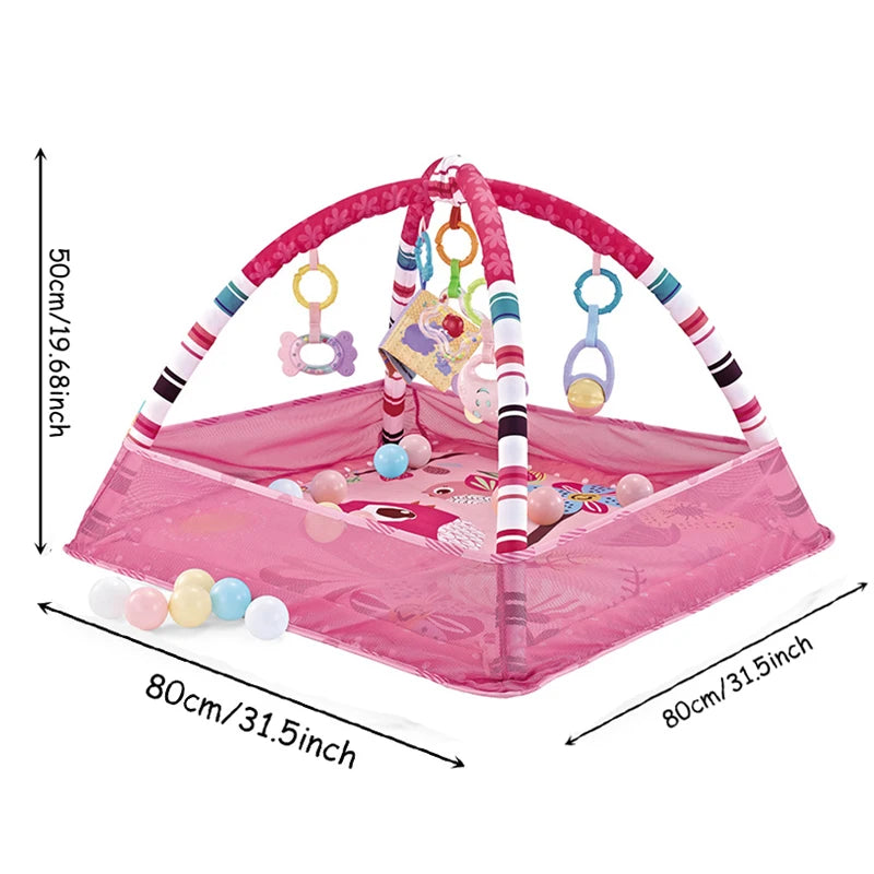 Baby Fitness Frame Crawling Game Blanket & Educational Mat - Chamberland Homes