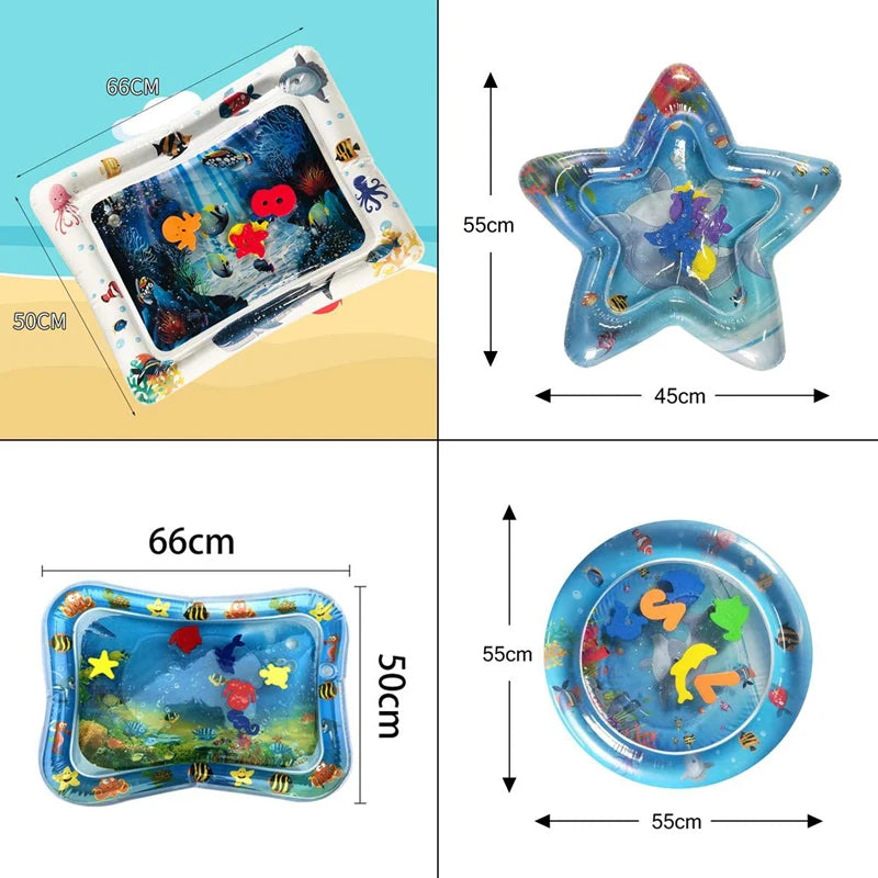 Kidsbele Inflatable Baby Water Play Mat | Tummy Time Toy - Chamberland Homes