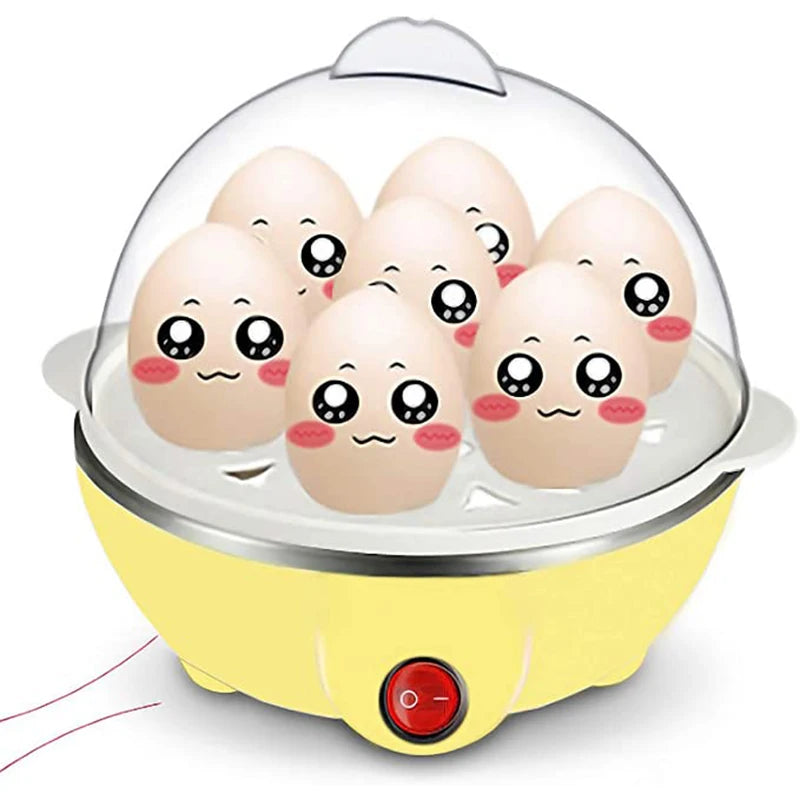 7-Egg Electric Egg Cooker | Multi-Function Steamer for Omelette