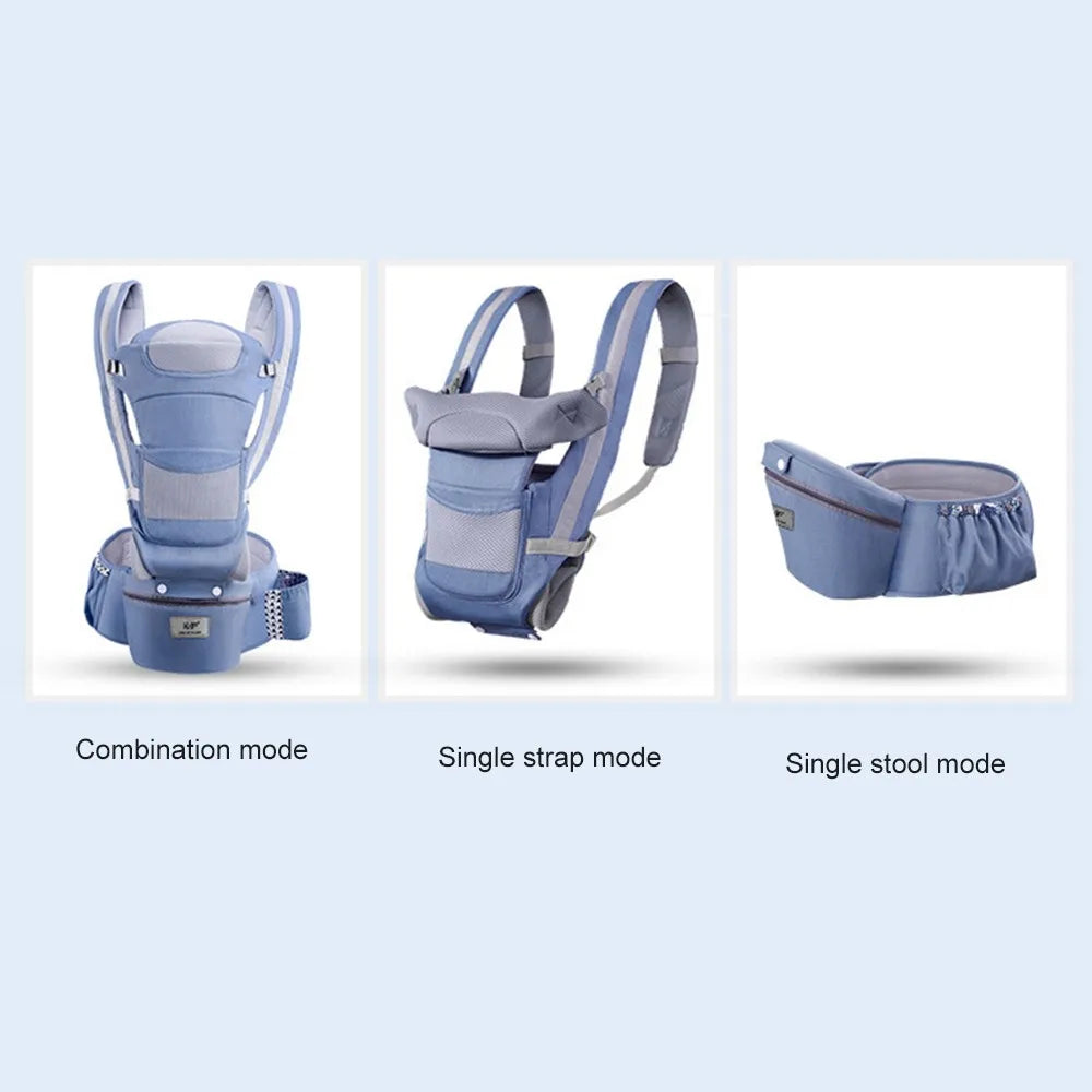 Baby Carrier Waist Stool with Storage Bag | Ergonomic Hipseat Sling