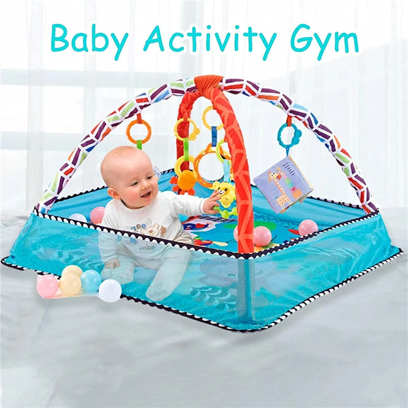 Baby Fitness Frame Crawling Game Blanket & Educational Mat - Chamberland Homes
