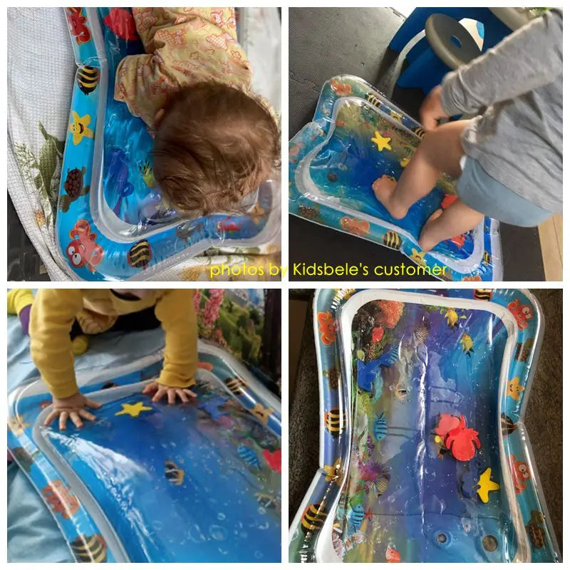 Kidsbele Inflatable Baby Water Play Mat | Tummy Time Toy - Chamberland Homes