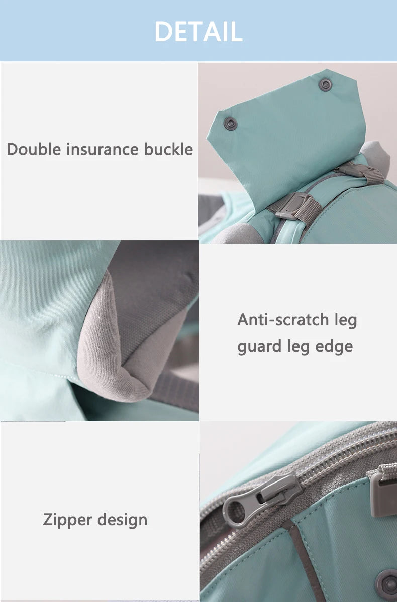 Ergonomic Baby Carrier | Front-Facing Hipseat Wrap Sling for Parents - Chamberland Homes