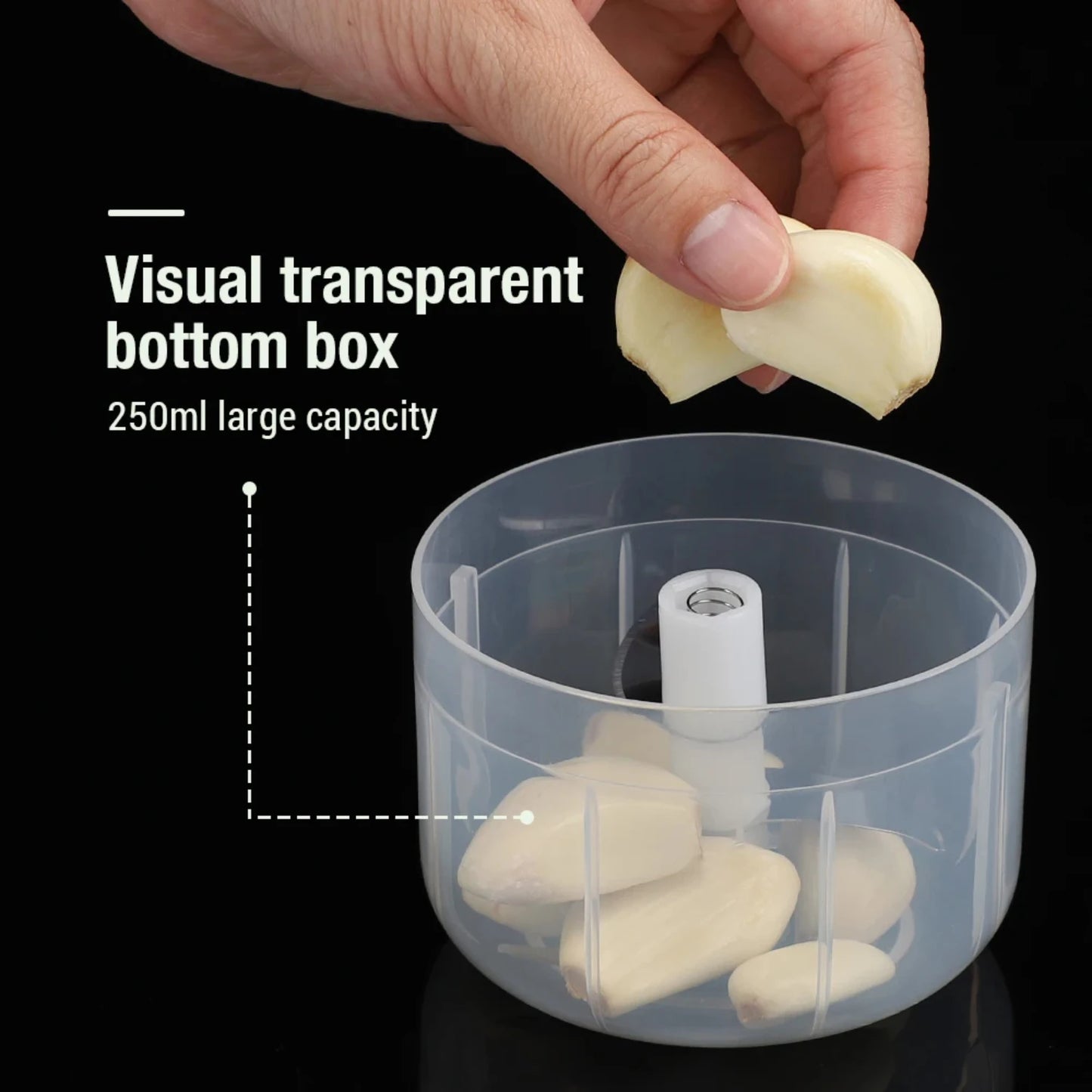 Efficient Portable Garlic Chopper | USB Powered Mini Kitchen Gadget - Chamberland Homes