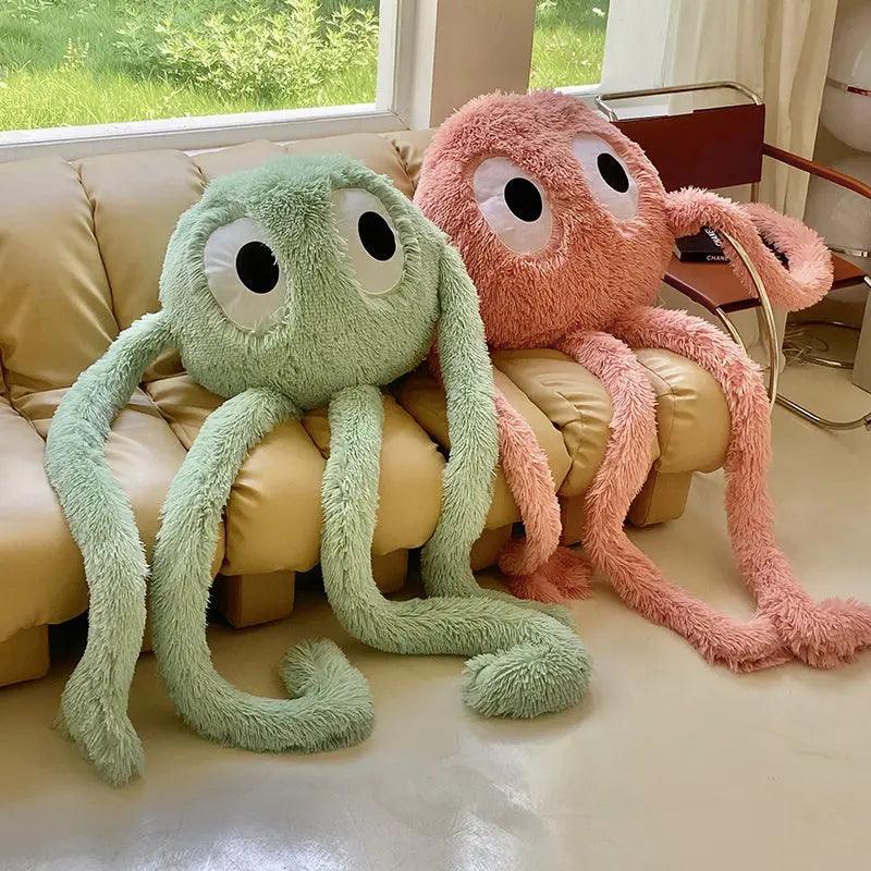175CM  New Giant Swag Plush Green or Pink Octopus Alien Monster Stuffed Toy - Chamberland Homes