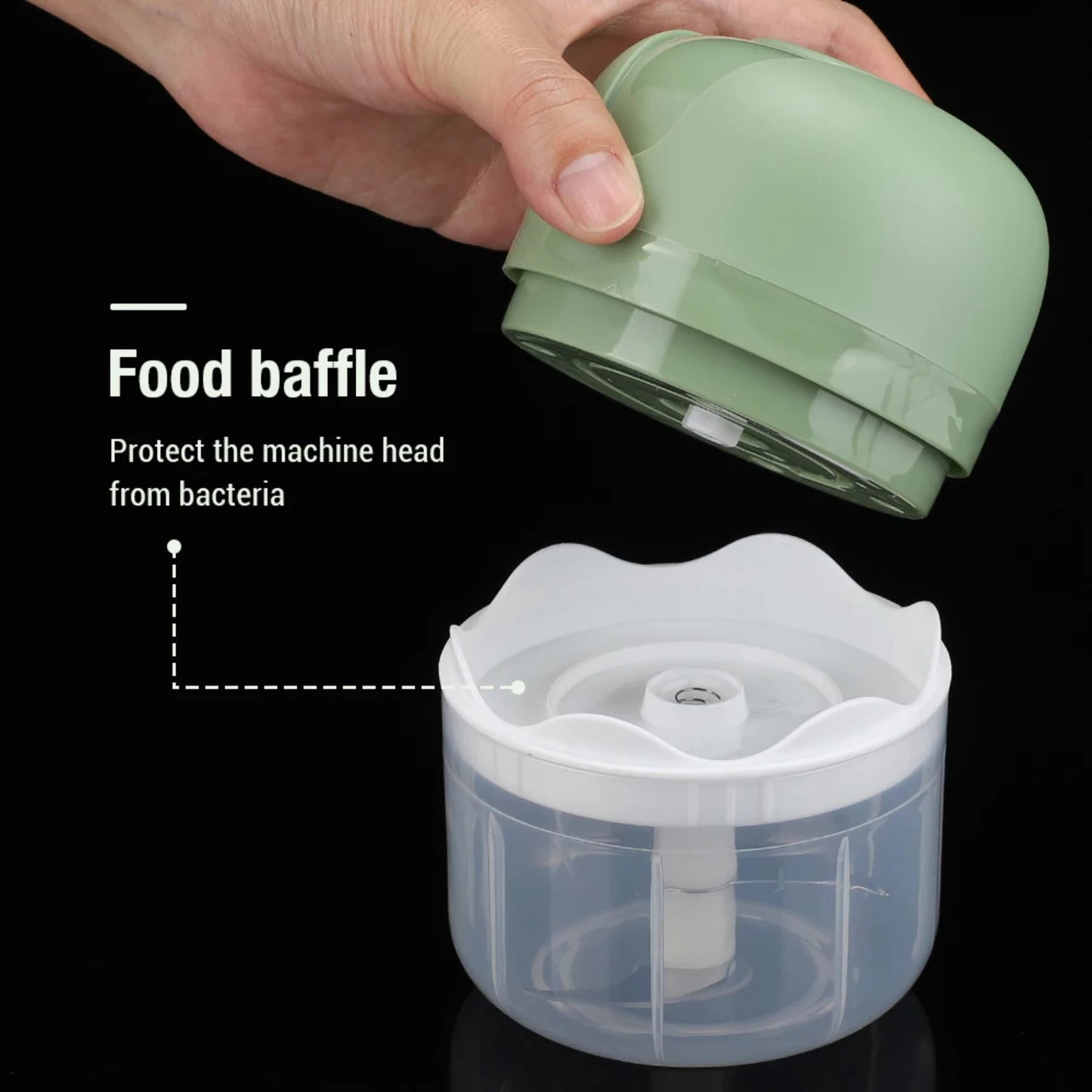 Efficient Portable Garlic Chopper | USB Powered Mini Kitchen Gadget - Chamberland Homes