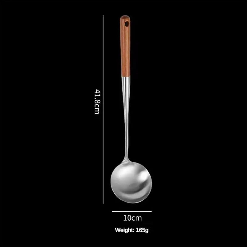 1PC Wok Spatula & Ladle Set | Stainless Steel Kitchen Utensils - Chamberland Homes