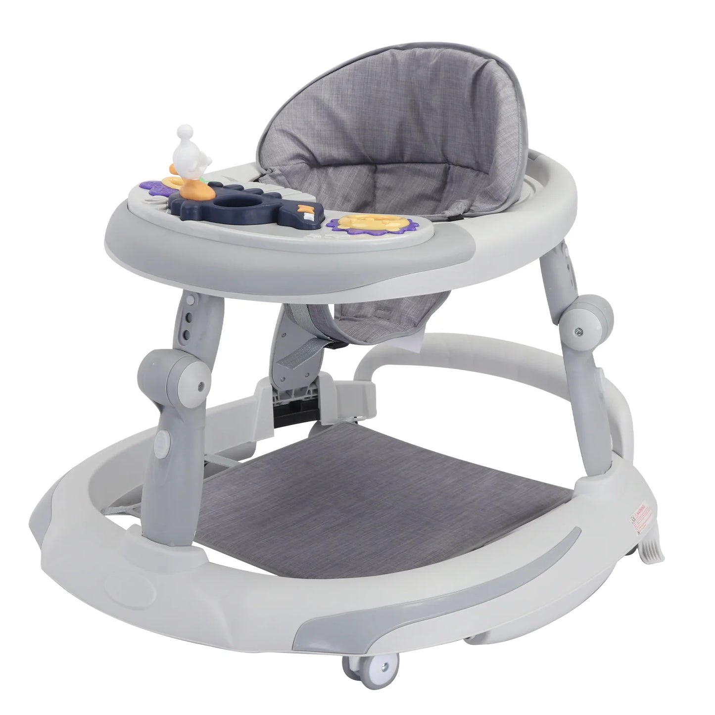 UBRAVOO Foldable Baby Walker | Adjustable Height & Music Toy
