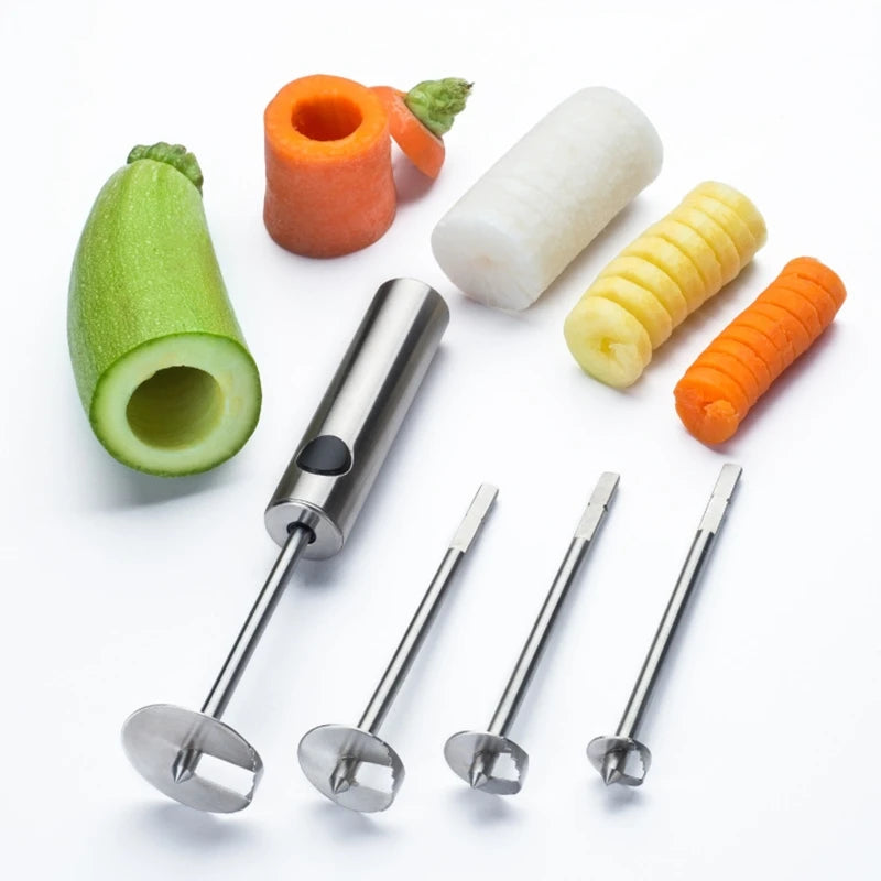 Vegetable Spiral Cutter Spiralizer | Creative Kitchen Gadget for Veggies - Chamberland Homes