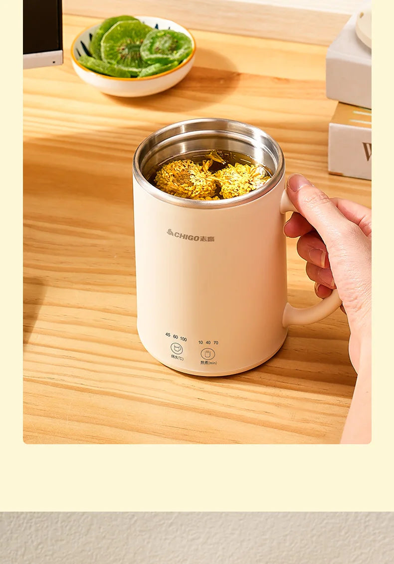 400ml Electric Kettle | Tea Pot & Multi-function Stew Cup - Chamberland Homes