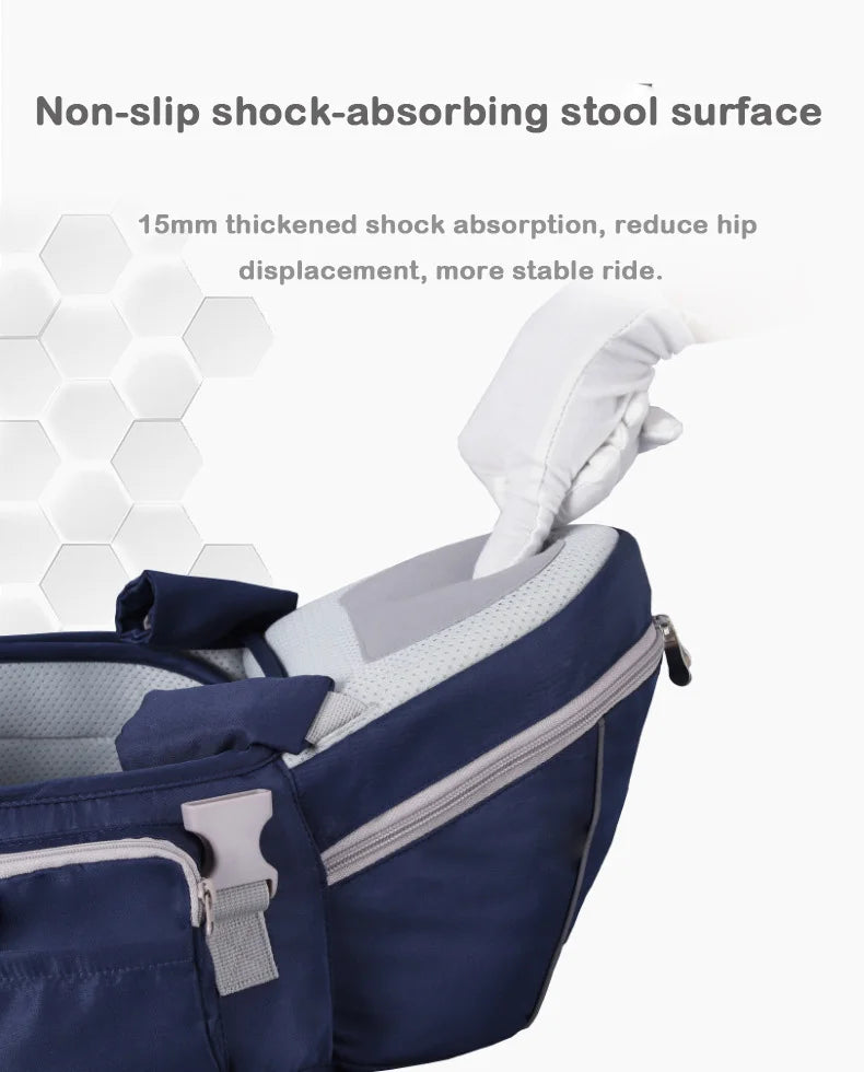 Premium Breathable Hip Seat Baby Carrier | Multi-Function Design - Chamberland Homes