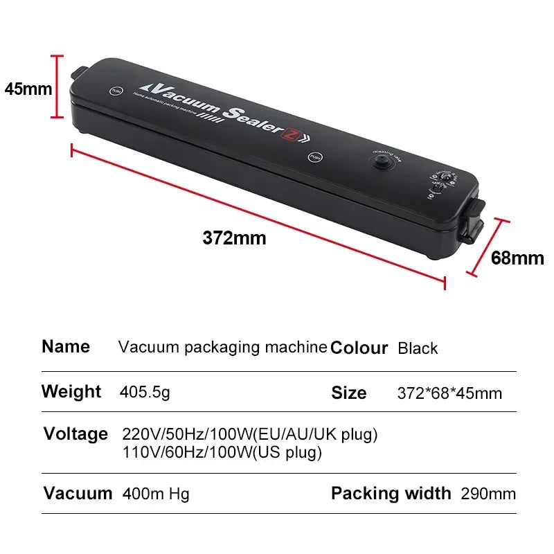 Xiaomi Food Vacuum Sealer Packaging Machine | Automatic Food Preservation - Chamberland Homes