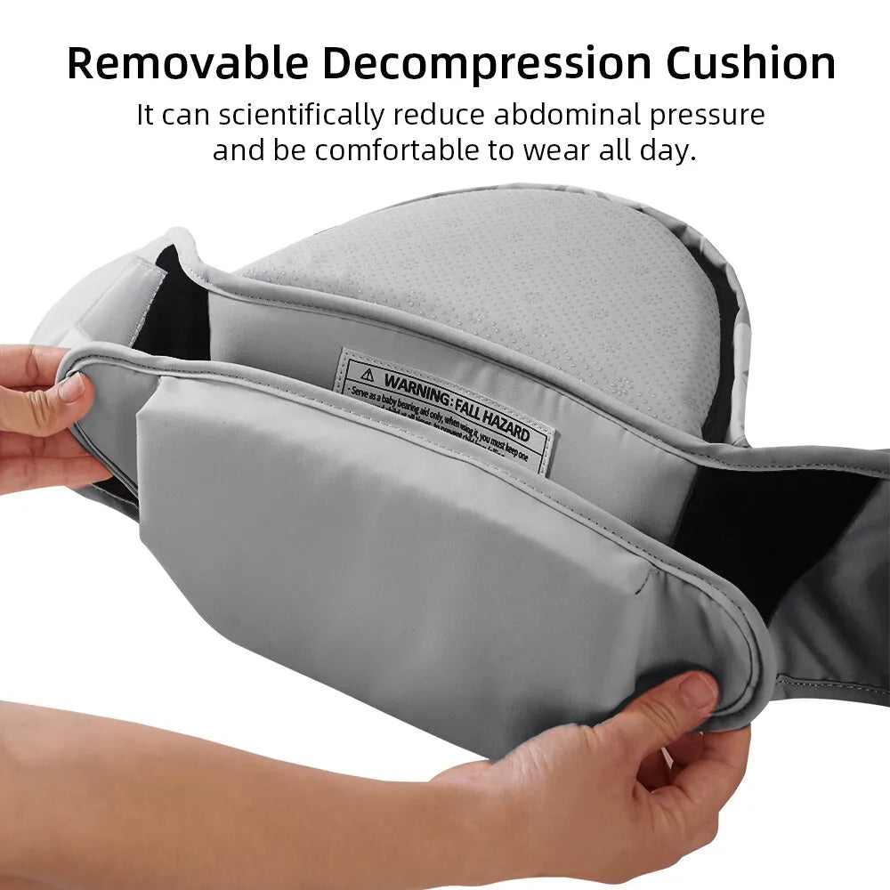 Sunveno Ergonomic Baby Carrier | Infant Hip Seat & Adjustable Stool
