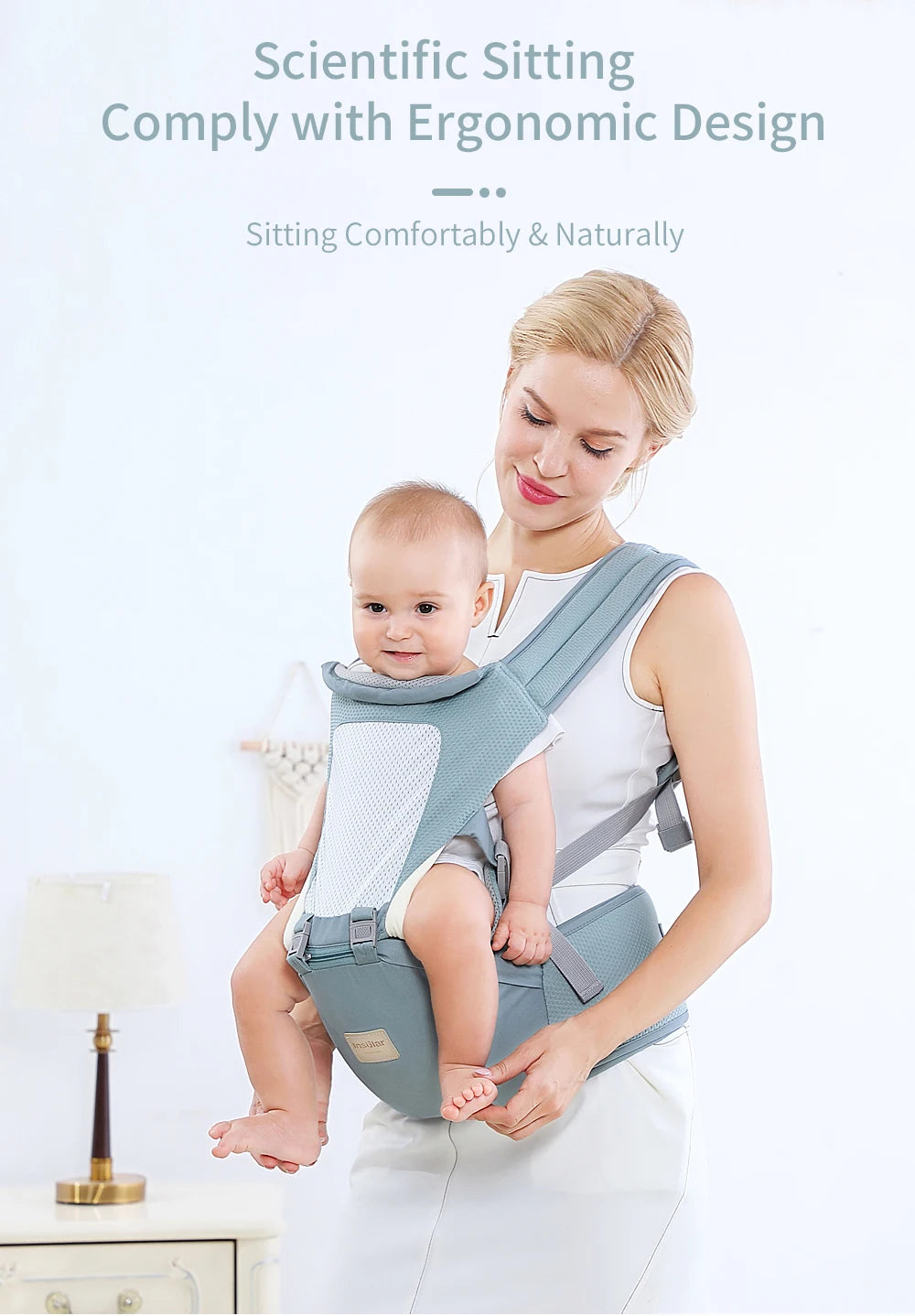 Insular Ergonomic Baby Carrier Sling 360° Support - Chamberland Homes
