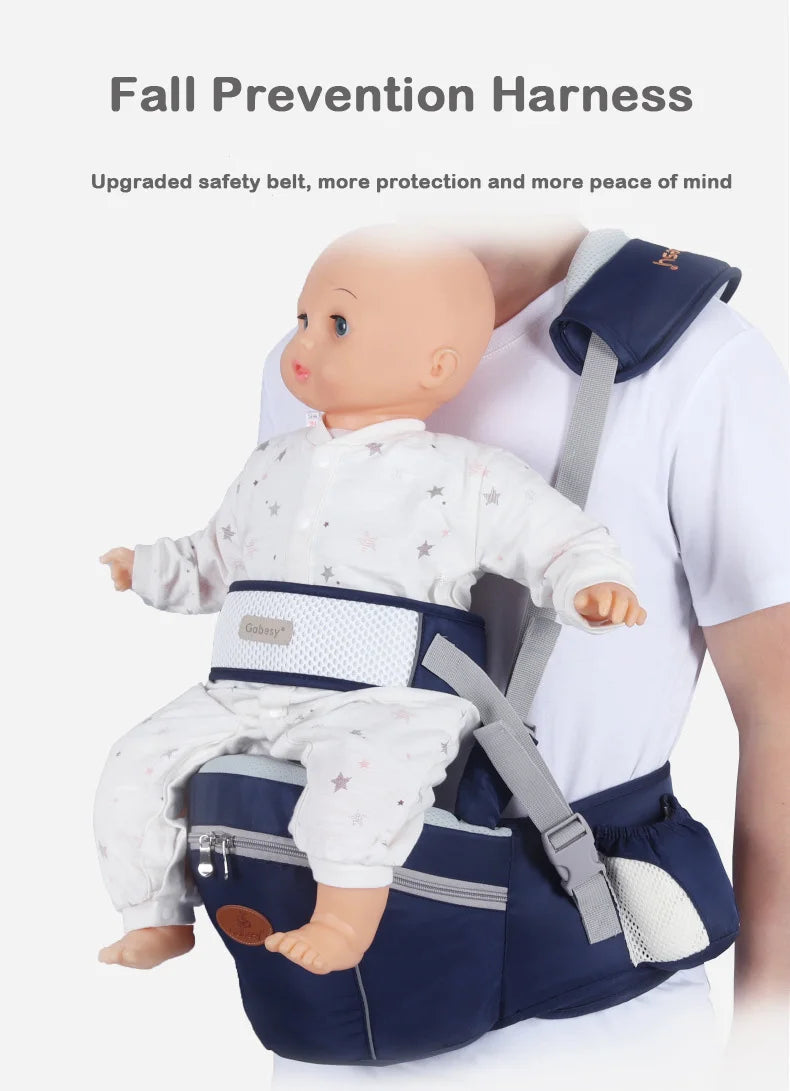 Premium Breathable Hip Seat Baby Carrier | Multi-Function Design - Chamberland Homes
