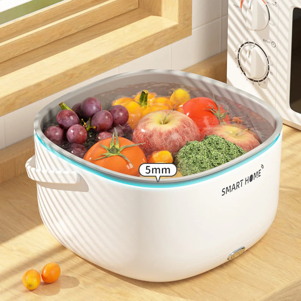 Ultrasound Fruit & Vegetable Cleaning Machine | Wireless Kitchen Gadget - Chamberland Homes