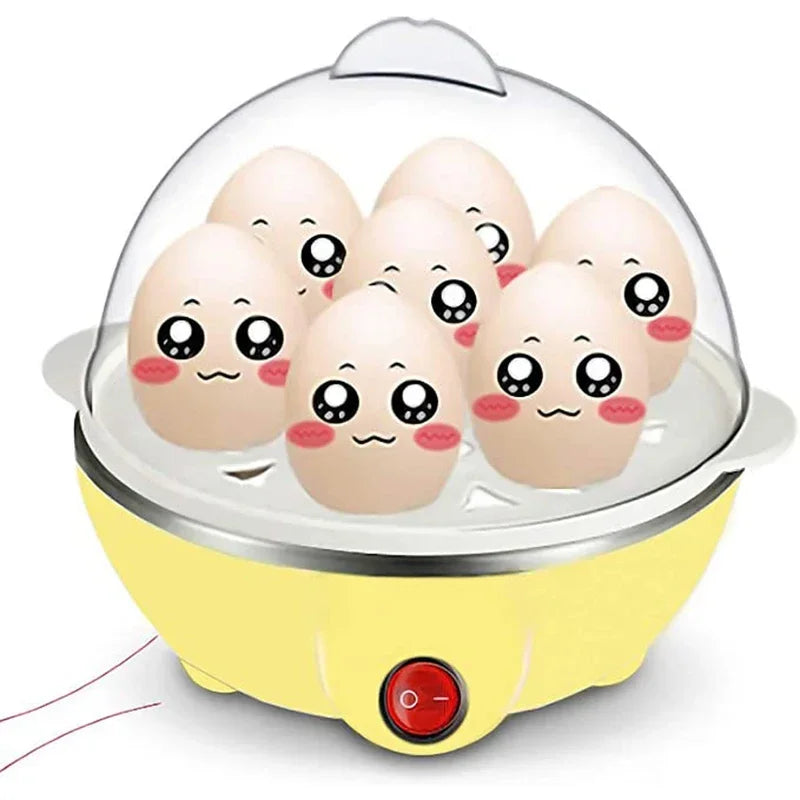 7-Egg Electric Egg Cooker | Multi-Function Steamer for Omelette