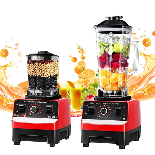 2000ML Large Capacity Ice Crusher & Food Processor Blender - Chamberland Homes