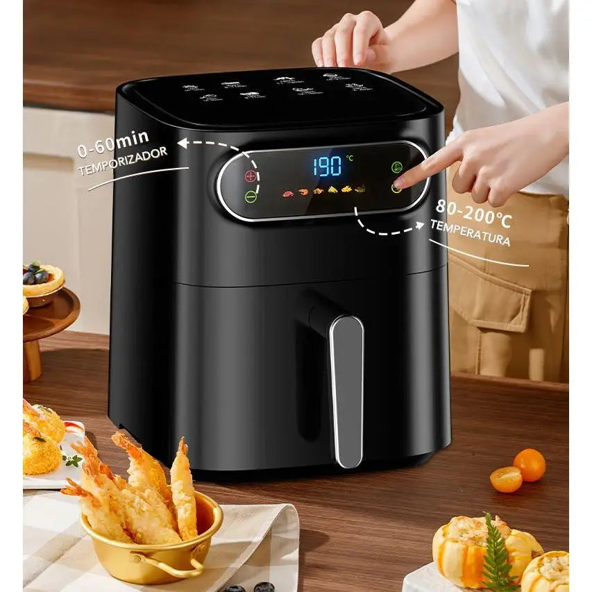 7L Digital Oil-Free Air Fryer | LED Touch Screen & Timer - Chamberland Homes