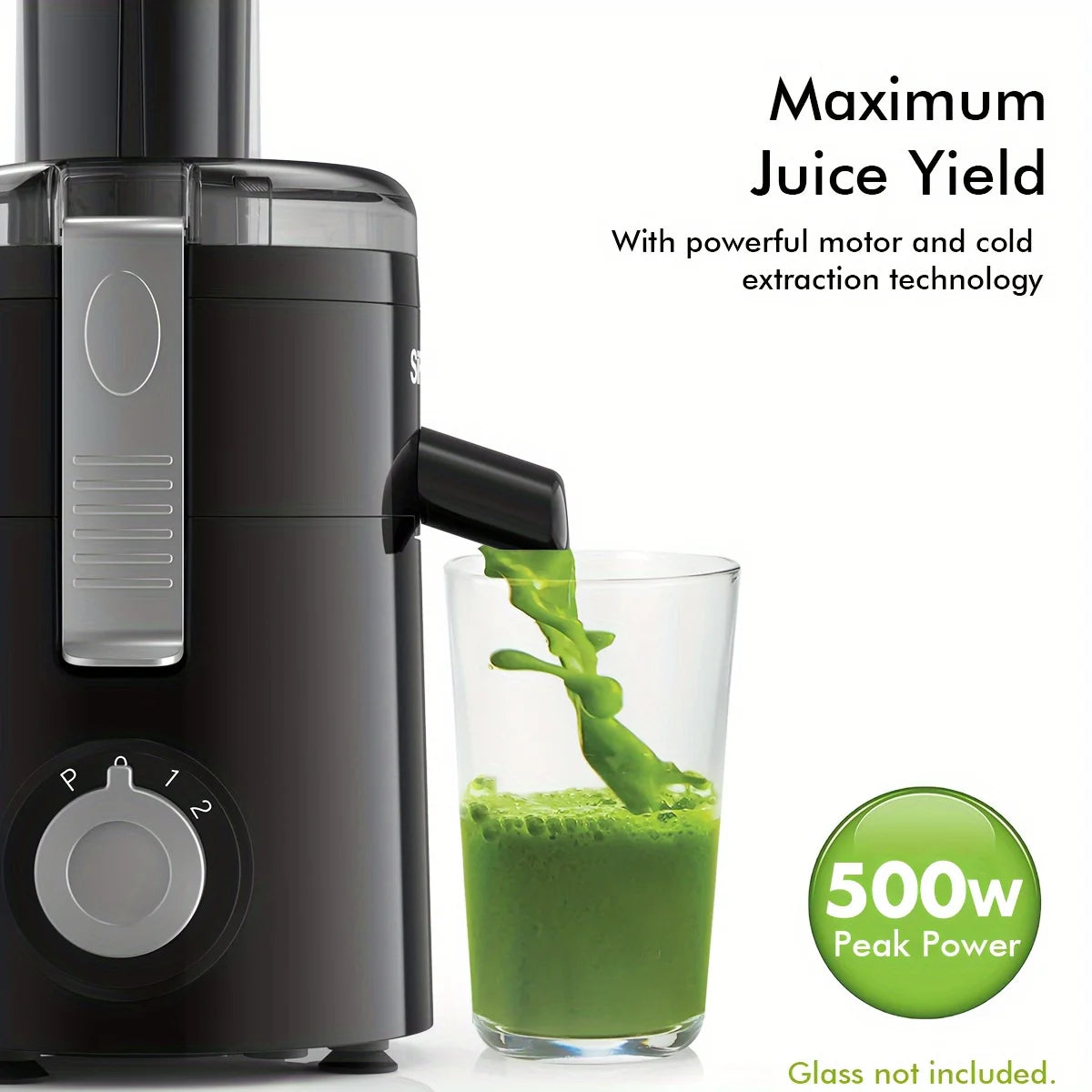 SiFENE Compact Centrifugal Juicer | 3-Speed Fruit & Veggie Juicer - Chamberland Homes