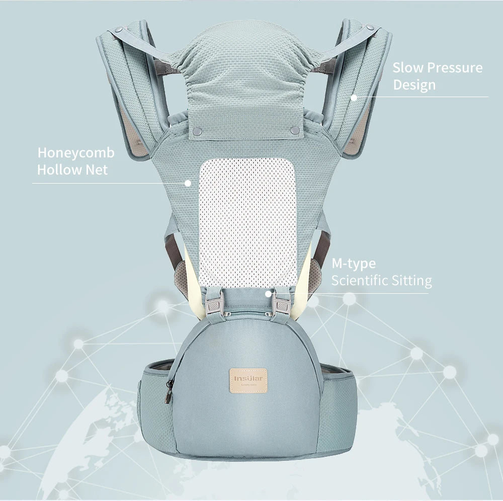 Insular Ergonomic Baby Carrier Sling 360° Support - Chamberland Homes