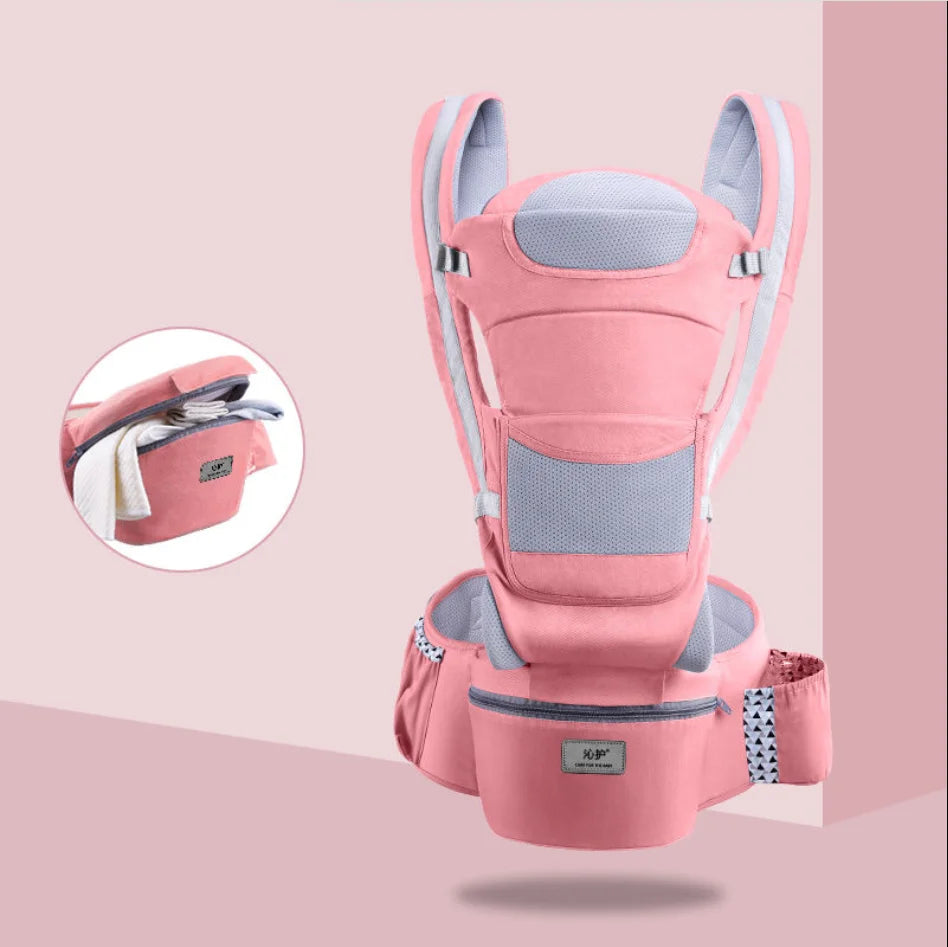 Baby Carrier Waist Stool with Storage Bag | Ergonomic Hipseat Sling
