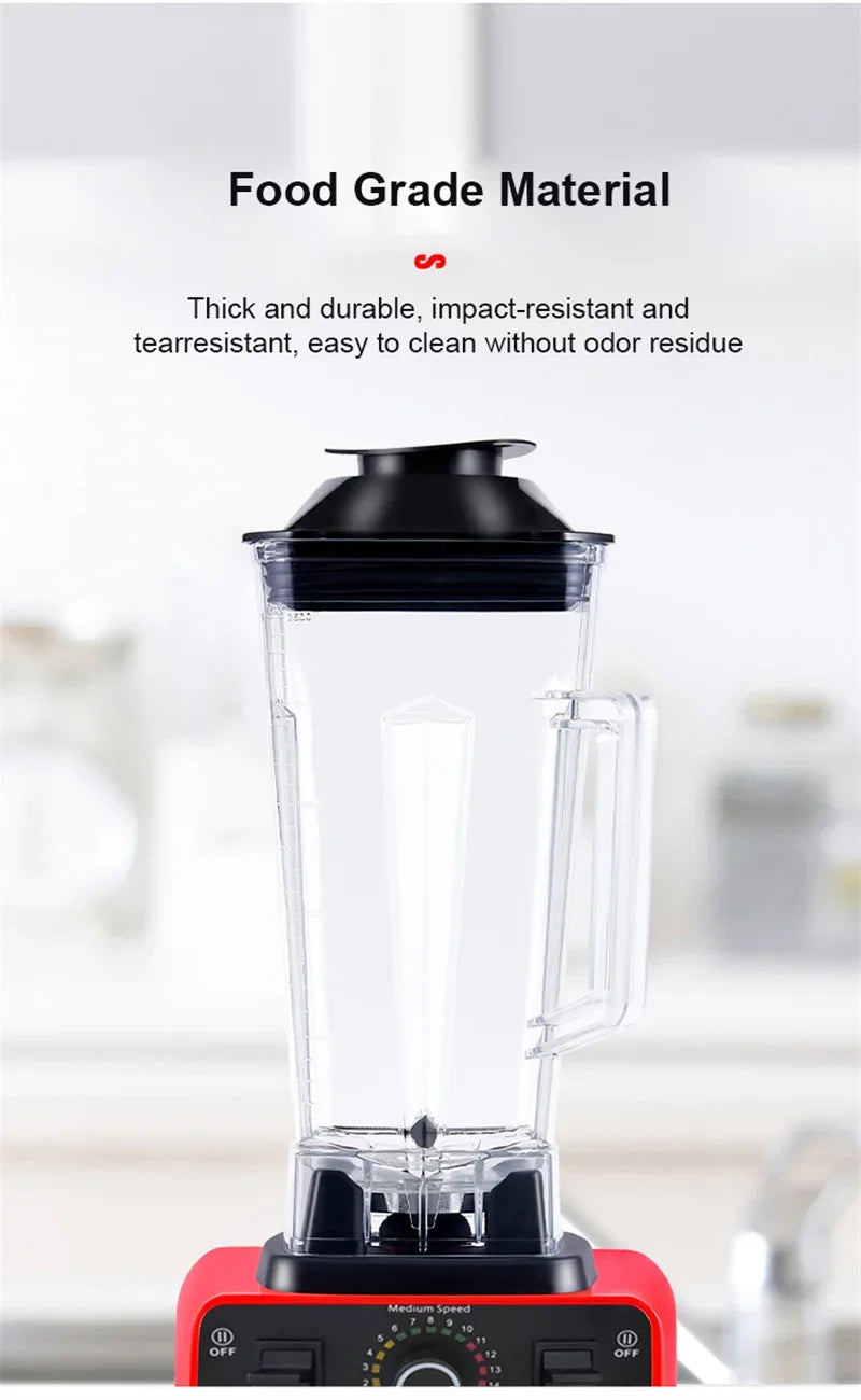 2000W Heavy Duty Commercial Blender | High Power Juice Maker - Chamberland Homes