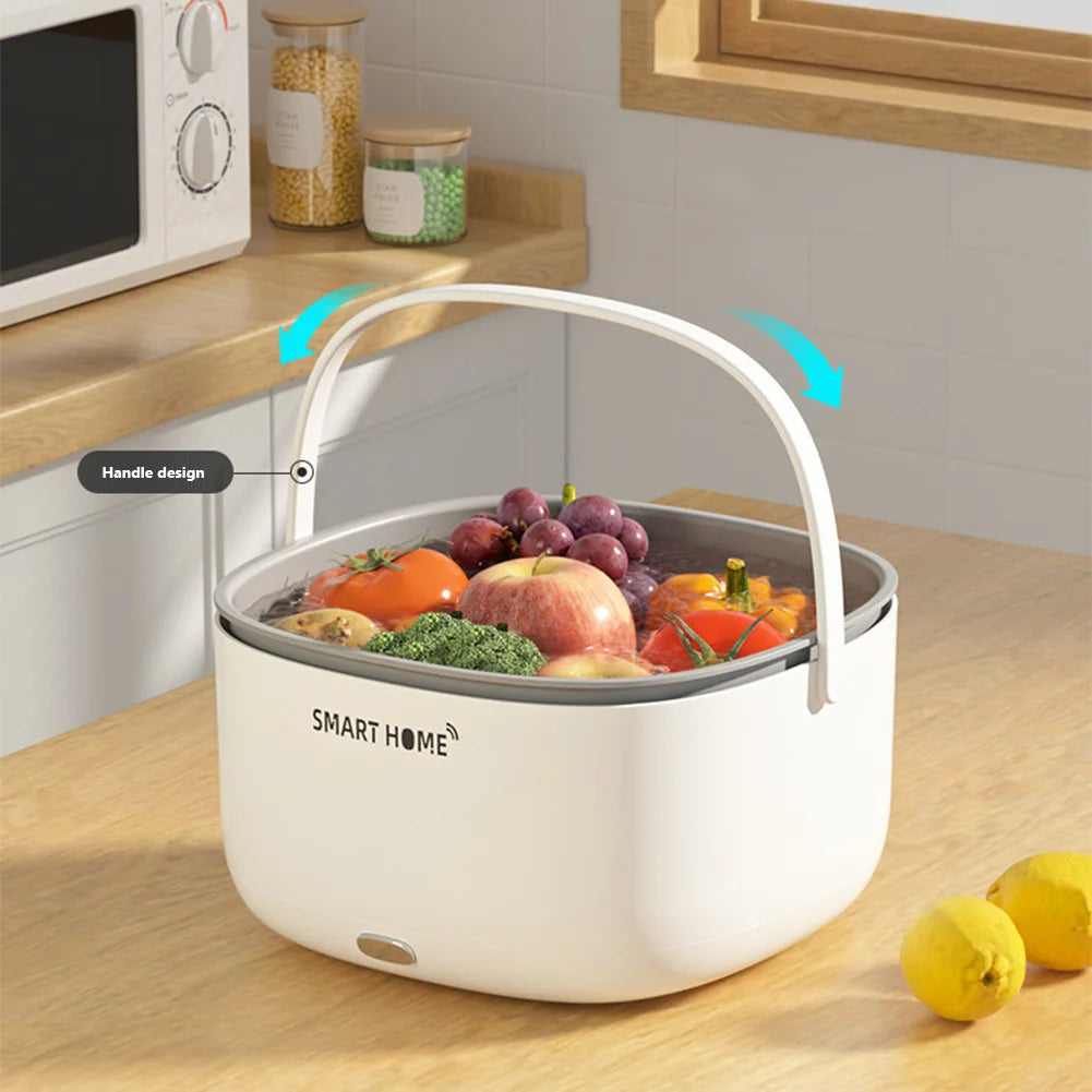Ultrasound Fruit & Vegetable Cleaning Machine | Wireless Kitchen Gadget - Chamberland Homes