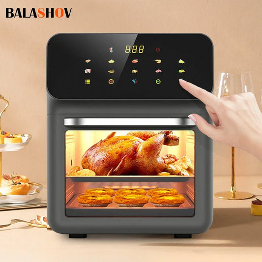 10L Electric Air Fryer | Oil-Free, 360° Convection Oven Fryer - Chamberland Homes