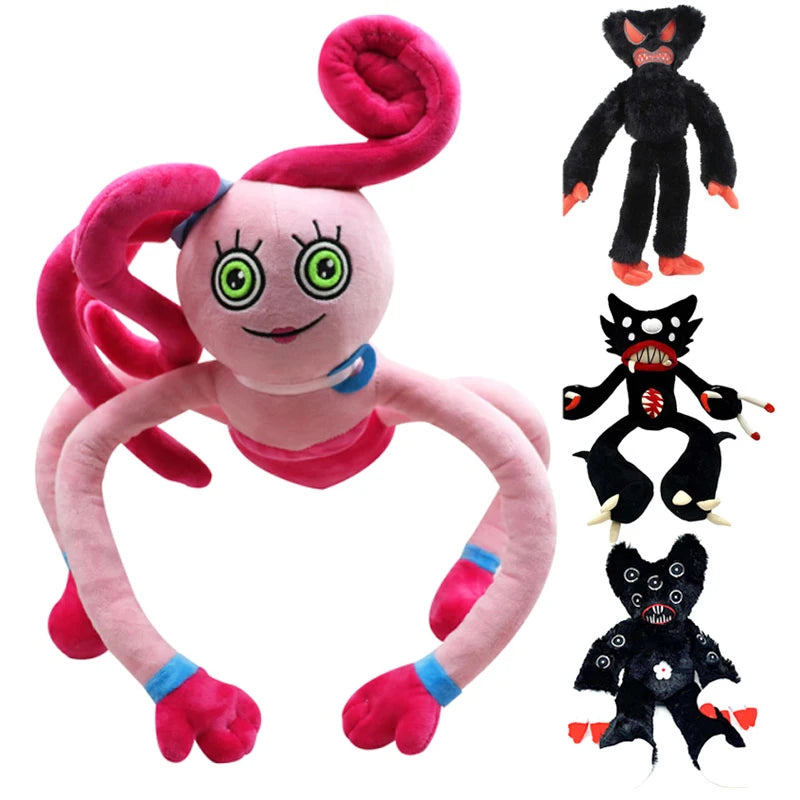 Poppy Playtime Plush Toys: Mommy Long Legs, Wuggy, Huggy, Bunzo Bunny, & Bron - Chamberland Homes
