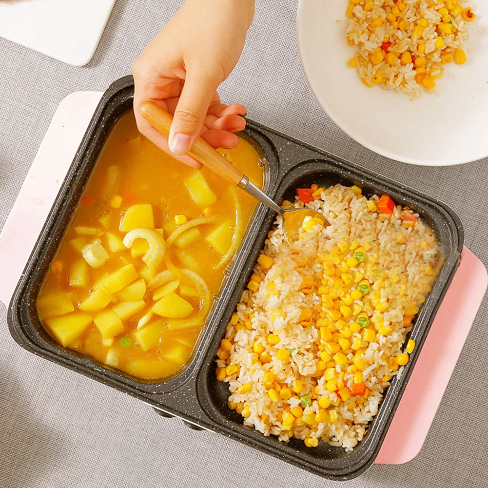 1000W Electric Hot Pot 2-in-1 Cooker | Two-Speed Temperature Control - Chamberland Homes