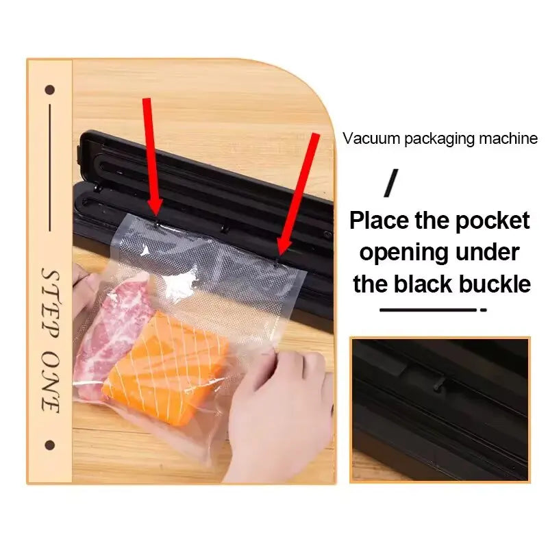 Xiaomi Food Vacuum Sealer Packaging Machine | Automatic Food Preservation - Chamberland Homes