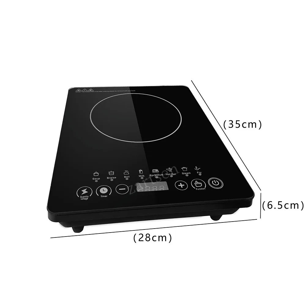2200W Electric Magnetic Induction Cooker | Waterproof Hot Pot Stove