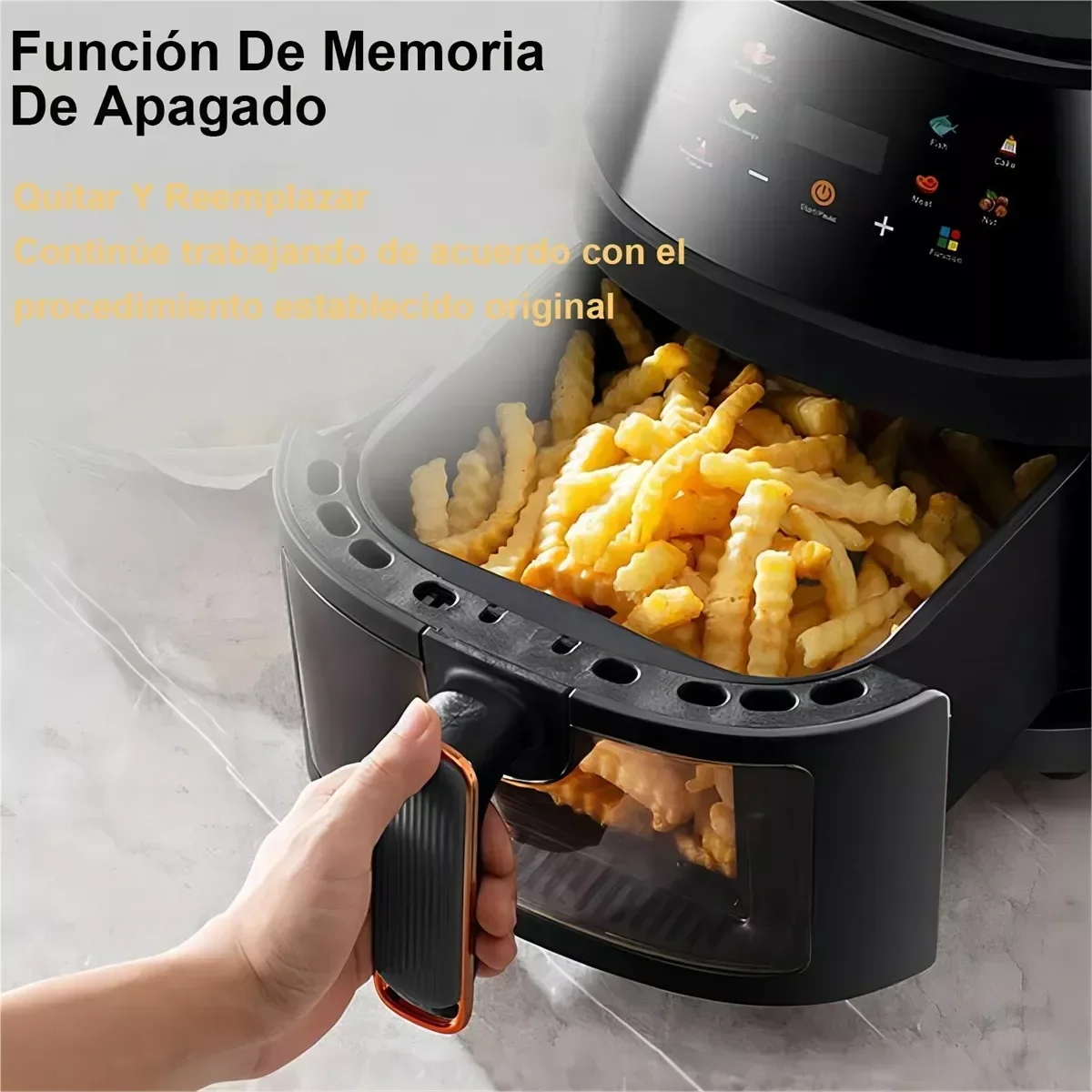 1400W 8L Air Fryer | Oil-Free Smart LED Touch Cooker