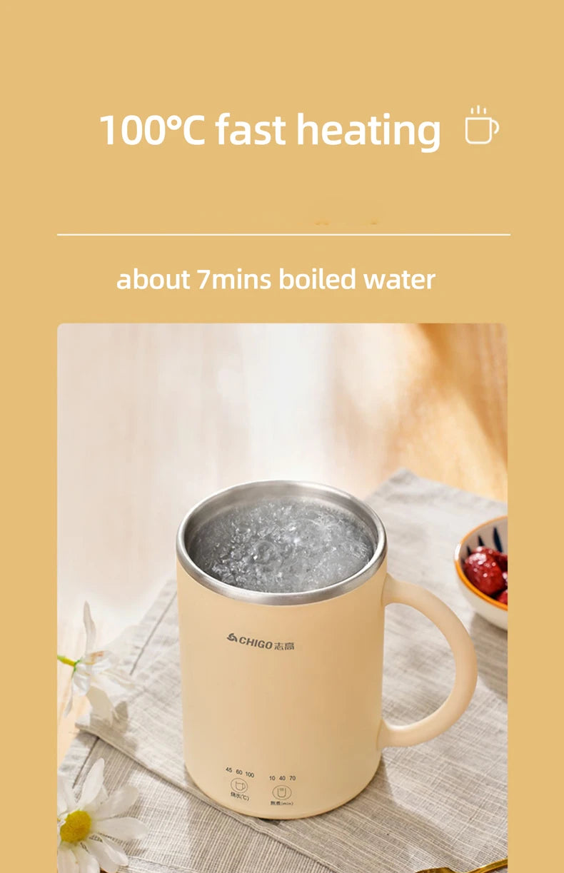 400ml Electric Kettle | Tea Pot & Multi-function Stew Cup - Chamberland Homes