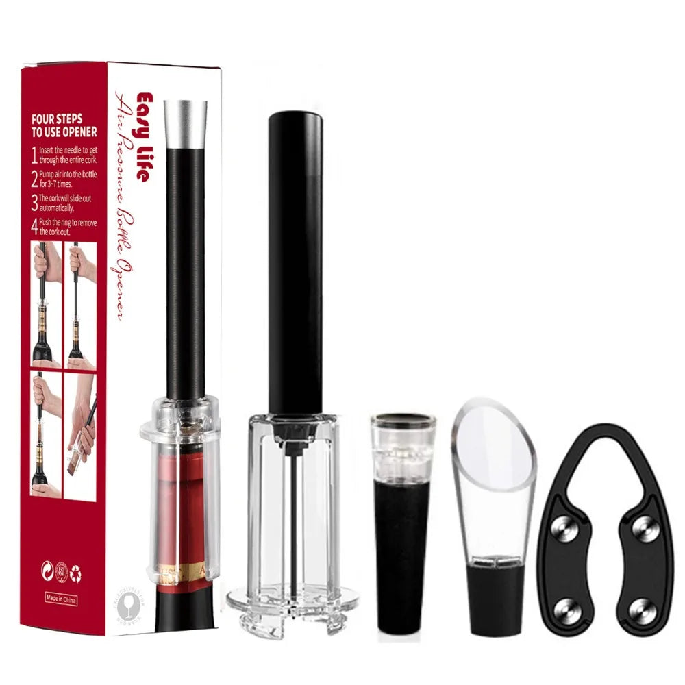 Wine Bottle Opener Set | ABS Aluminum Alloy Cork Remover