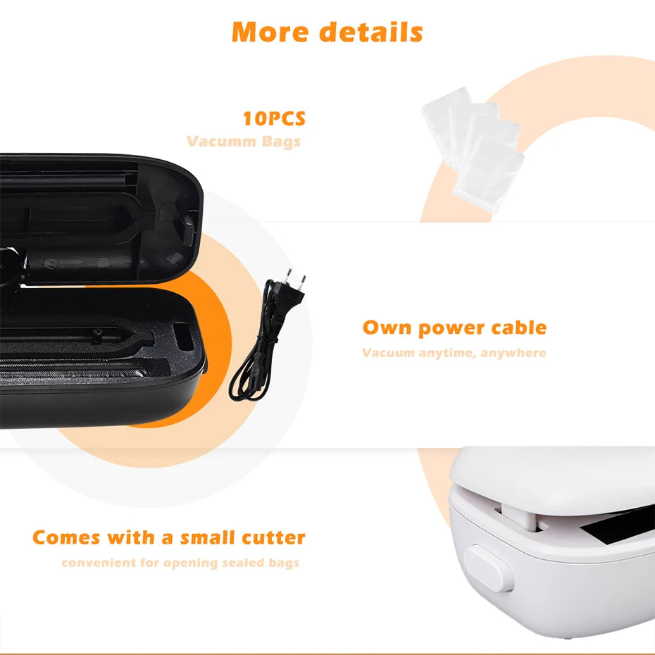 Electric Vacuum Food Sealer Machine | Wet & Dry Packing - Chamberland Homes