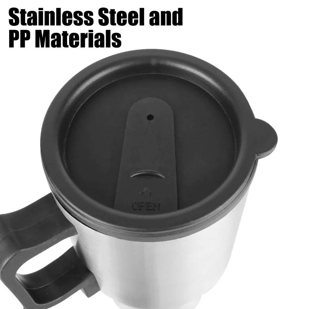 12V 450ml USB Electric Heating Car Kettle | Travel Mug - Chamberland Homes