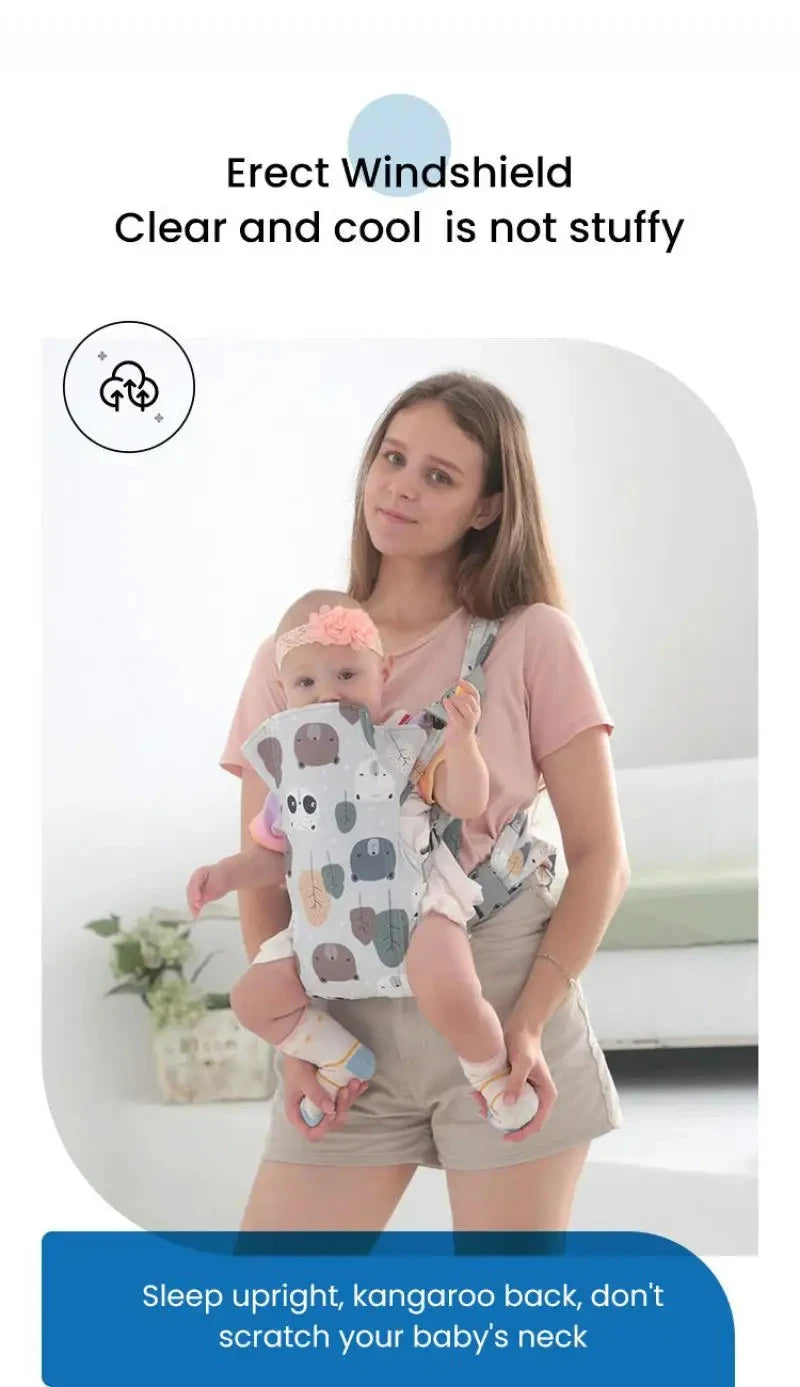 Baby Carrier Front Carry Horizontal Waist Stool | Ergonomic Adjustable - Chamberland Homes