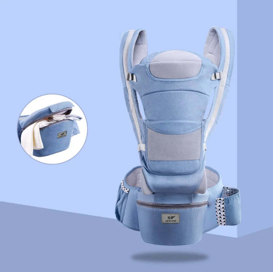 Baby Carrier Waist Stool with Storage Bag | Ergonomic Hipseat Sling