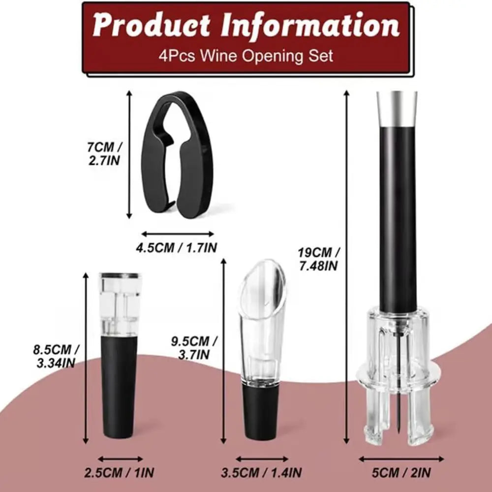 Wine Bottle Opener Set | ABS Aluminum Alloy Cork Remover