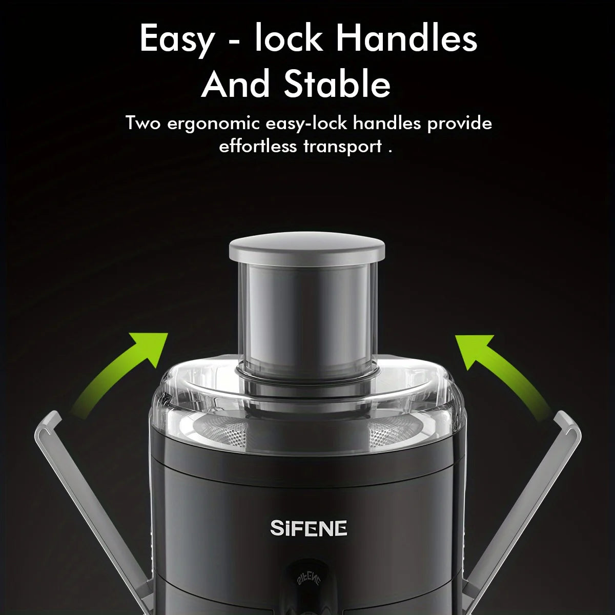 SiFENE Compact Centrifugal Juicer | 3-Speed Fruit & Veggie Juicer - Chamberland Homes