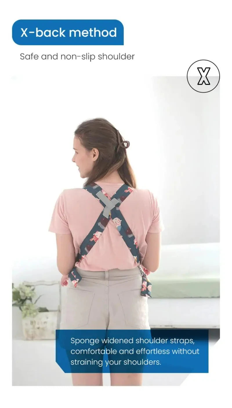 Baby Carrier Front Carry Horizontal Waist Stool | Ergonomic Adjustable - Chamberland Homes